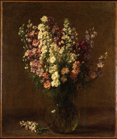 Larkspur, 1887 od Ignace Henri Jean Fantin Latour