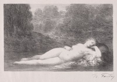 Ležení ve vodě, 1903. od Ignace Henri Jean Fantin Latour