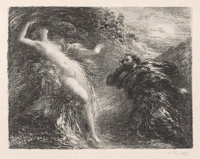 Manfred a Astarté, 1892. od Ignace Henri Jean Fantin-Latour