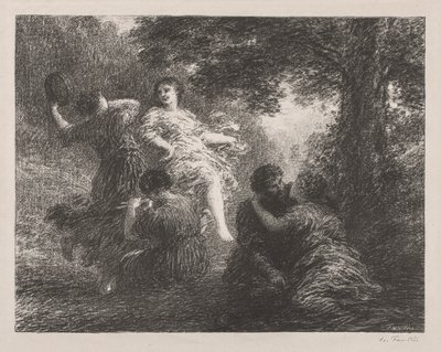 Pastorální. od Ignace Henri Jean Fantin Latour