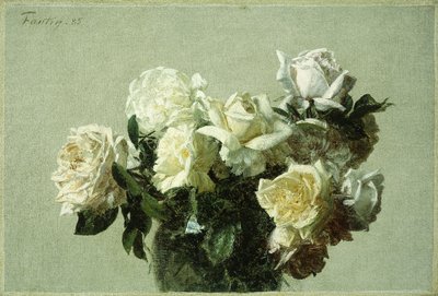 Růže, 1885 od Ignace Henri Jean Fantin Latour