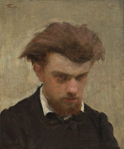 Autoportrét od Ignace Henri Jean Fantin Latour