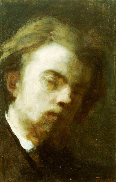 Autoportrét, 1858 od Ignace Henri Jean Fantin Latour