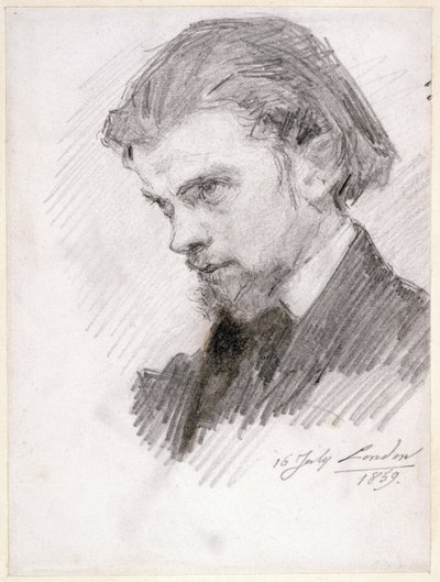Autoportrét, 1859 od Ignace Henri Jean Fantin-Latour
