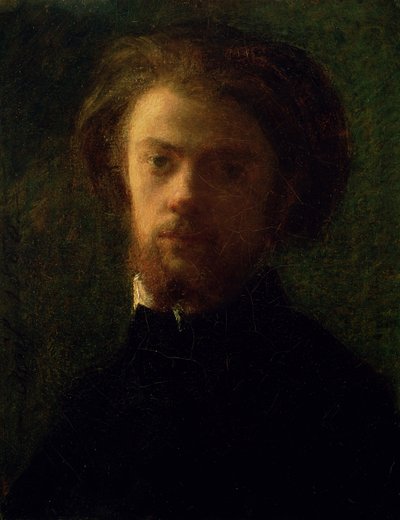 Autoportrét, 1860 od Ignace Henri Jean Fantin Latour