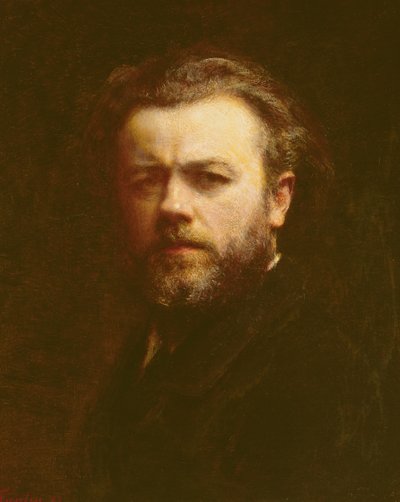 Autoportrét, 1883 od Ignace Henri Jean Fantin Latour