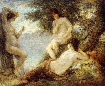 Sirény; Sirenes, kolem roku 1904 od Ignace Henri Jean Fantin Latour