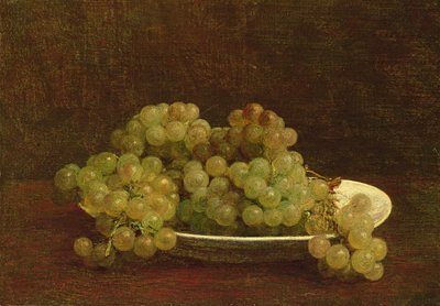 Zátiší z hroznů, 1890 od Ignace Henri Jean Fantin Latour