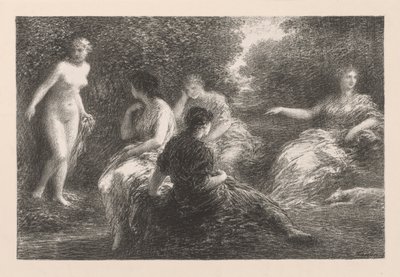 The Bathers, 1896. od Ignace Henri Jean Fantin-Latour