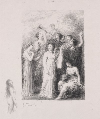 Slepý. od Ignace Henri Jean Fantin Latour