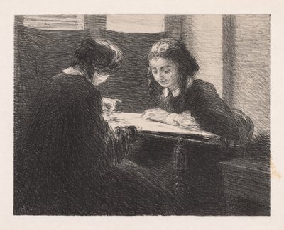 Embroideres Les Embroiderers, 1898. od Ignace Henri Jean Fantin Latour