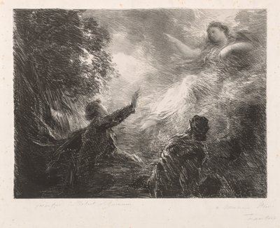 Víla Alp, 1873. od Ignace Henri Jean Fantin Latour