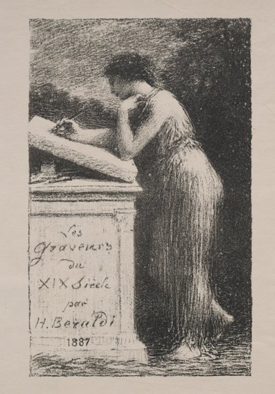 Litografie, 1887. od Ignace Henri Jean Fantin Latour