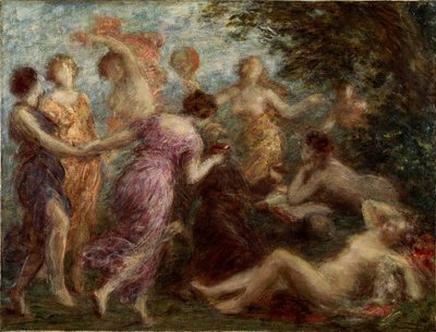 Pokušení svatého Antonína od Ignace Henri Jean Fantin Latour