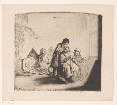 Léčení Tobitových očí od Ignace Joseph de Claussin (attributed to)
