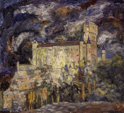 ALCAZAR DE SEGOVIA - 1925 - OLEJ / PLÁTNO - 115X124 CM od Ignacio Zuloaga y Zabaleta