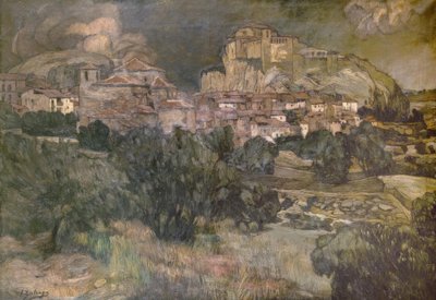 ALQUEZAR – OLEO / LIENZO – 139X199 CM od Ignacio Zuloaga y Zabaleta