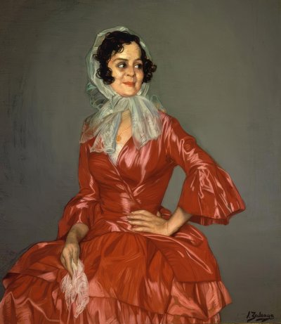 ANGUSTIAS DE ROJO - 1939 - O / L - 117X101 CM od Ignacio Zuloaga y Zabaleta