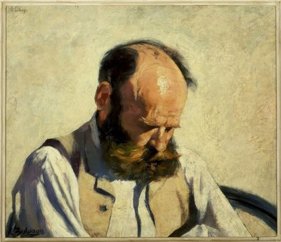 ŽEBRACÍ HLAVA - 1890 - OLEJ / PLÁTNO - 43X50 CM od Ignacio Zuloaga y Zabaleta