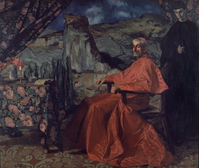 EL CARDENAL – 1912 – O/L – 201 X 236 CM od Ignacio Zuloaga y Zabaleta