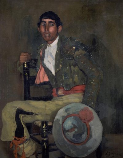EL PICADOR - 20. STOLETÍ - OLEJ / LÁTKA - 137X115 CM od Ignacio Zuloaga y Zabaleta