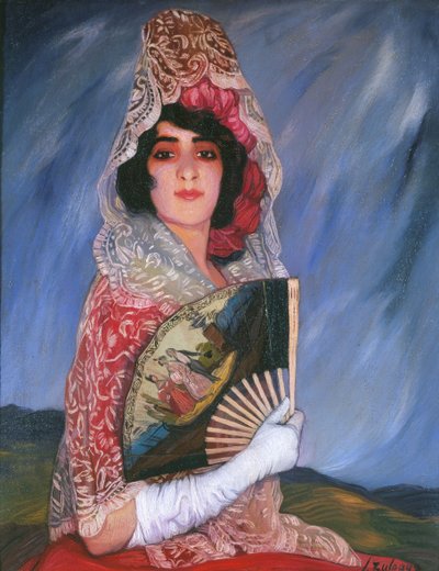 Můj bratranec Candica s mantilou, c. 1913. od Ignacio Zuloaga y Zabaleta