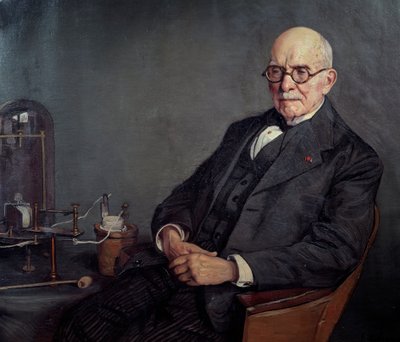 Portrét Edouarda Branlyho od Ignacio Zuloaga y Zabaleta