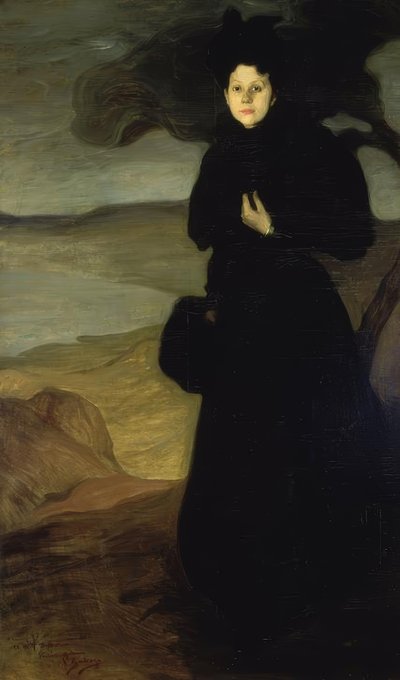 PORTRÉT VALENTÝNA DETHOMAS - 1894/95 - O / L - 200X120 CM od Ignacio Zuloaga y Zabaleta