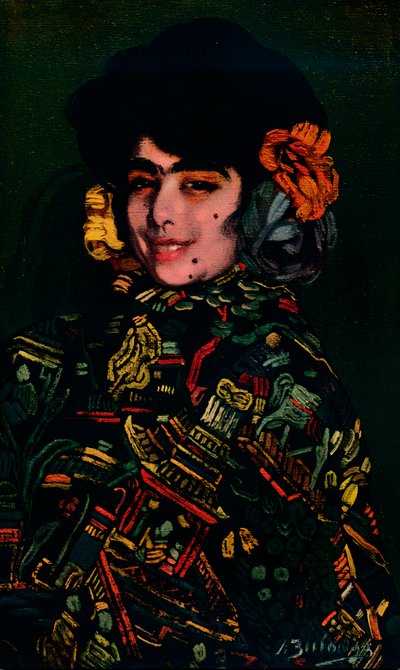 Španělská dívka, 1907, 1932 od Ignacio Zuloaga y Zabaleta
