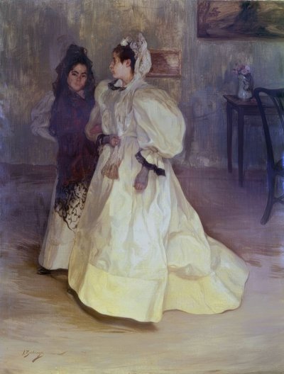 Dva přátelé‘, 1896, Olej na plátně od Ignacio Zuloaga y Zabaleta