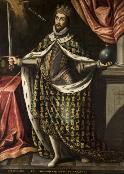 Král Ferdinand Svatý Ries, Ignác z (asi 1612-1661), c. 1655-1665. olej na plátně od Ignacio de Ries
