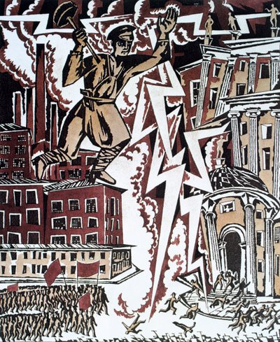 "Červený blesk", 1919. od Ignaty Nivinsky