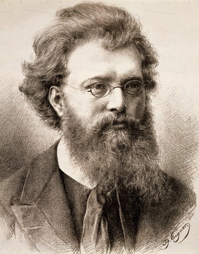 Portrét Hanse Richtera (rytina) od Ignaz Eigner