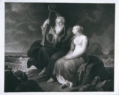 Ossian a Malvina od Ignaz Rungaldier