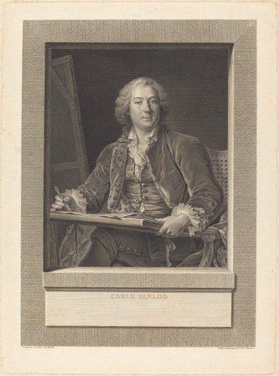 Carle Vanloo od Ignaz Sebastian Klauber after Pierre Le Sueur