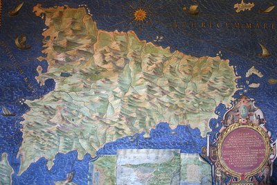 Mapa Sicílie od Ignazio Danti