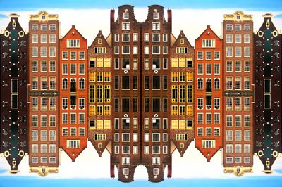 Symetrie v Amsterdam House od Igor Shrayer