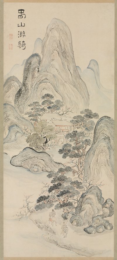 Jarní krajina, 1700s. od Taiga Ike