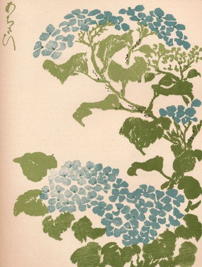 "Hydrangea", 1838 od Ikeda Eisen