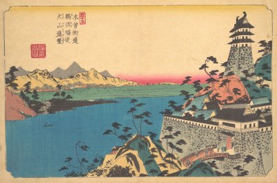 Zámek Unuma, 19. století. od Ikeda Eisen