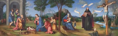 Vize svatého Augustina od Il (1450-1517) Francia