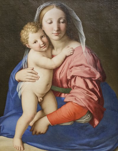 Madonna mit Kind von Il (1609-85) Sassoferrato