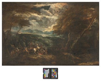 Obrácení svatého Pavla, 1710-20 od Ilario Giacinto Mercanti