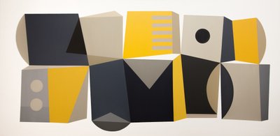Složení geometrických bloků od Ildefonso Martín