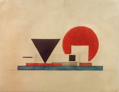 Projekt knižního kiosku od Ilja Grigorjewitsch  Tschaschnik