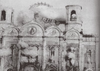 Demolice katedrály Krista Spasitele v Moskvě, 1931 od Ilya Arnoldovich Ilf