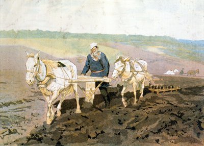 Hrabě Tolstoj oral - podle Repinova obrazu od Ilya Efimovich (after) Repin