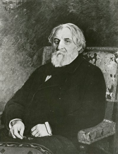 Portrét Ivana Turgeněva od Ilya Efimovich (after) Repin