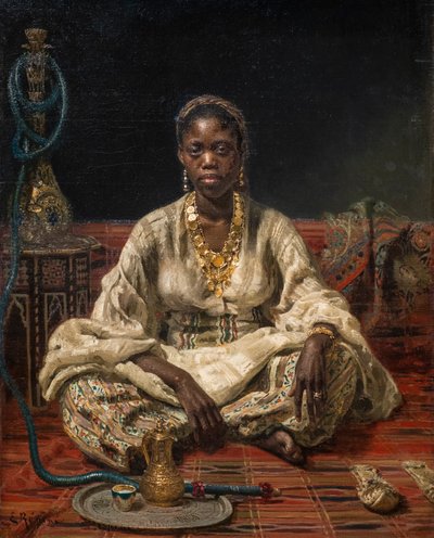 ČERNÁ ŽENA od Ilya Efimovich Repin