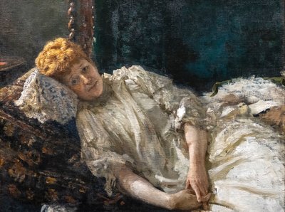 LOUISE DE RIQUET, HROBKA Z MERCY-ARGENTEAU od Ilya Efimovich Repin
